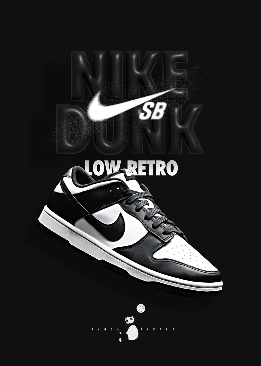 Póster Nike Dunk Panda | Laamina.com