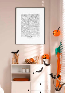 Mapa Milan