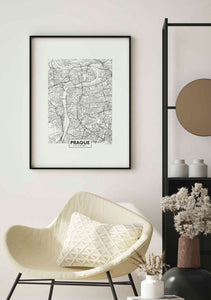 Mapa Praga