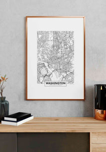 Mapa Washington