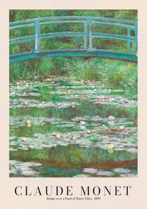 Bridge over a Pond of Water Lilies