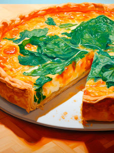 Quiché de espinacas