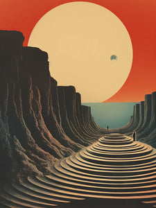 Space Sunset Canyon