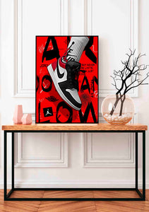 Air Jordan Red and Black