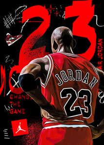 Póster Michael Jordan 23