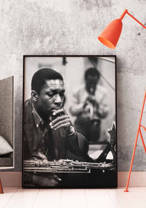 John Coltrane and Miles Davis