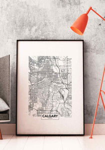 Mapa de Calgary