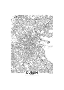 Mapa de Dublín