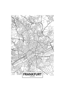Mapa de Frankfurt