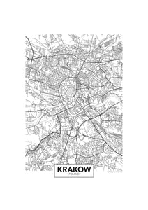 Mapa de Cracovia