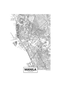Mapa de Manila