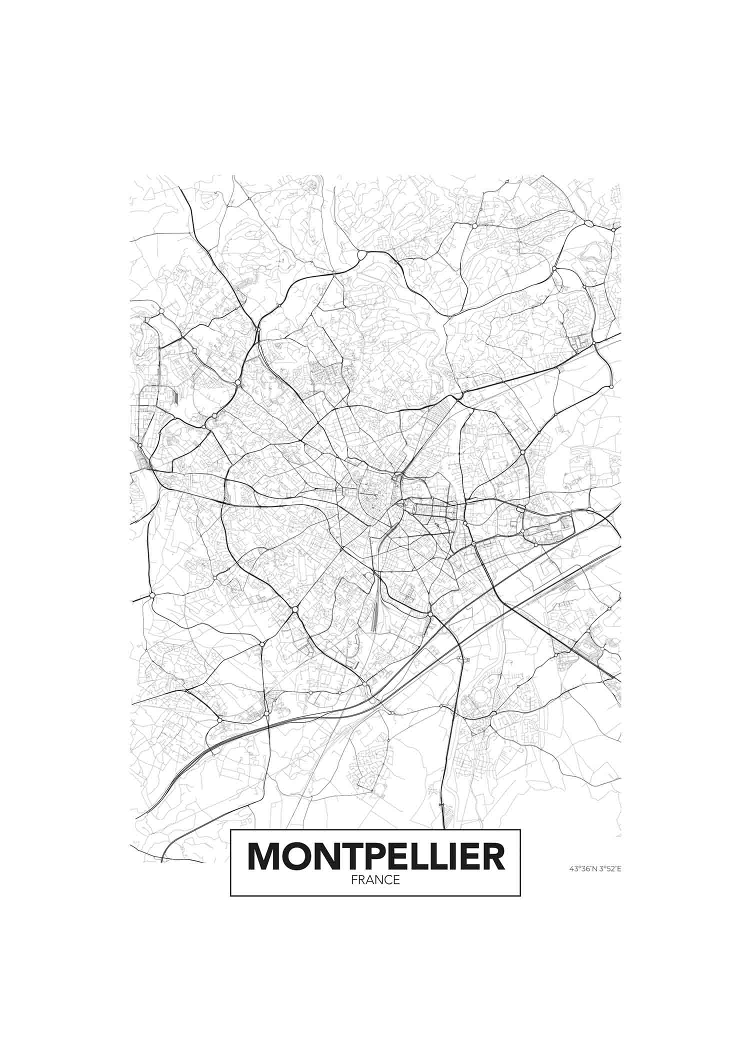 Póster de Montpellier | Laamina.com