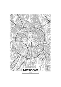 Mapa de Moscú
