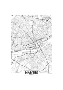 Mapa de Nantes