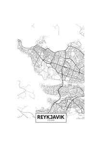 Mapa de Reikiavik