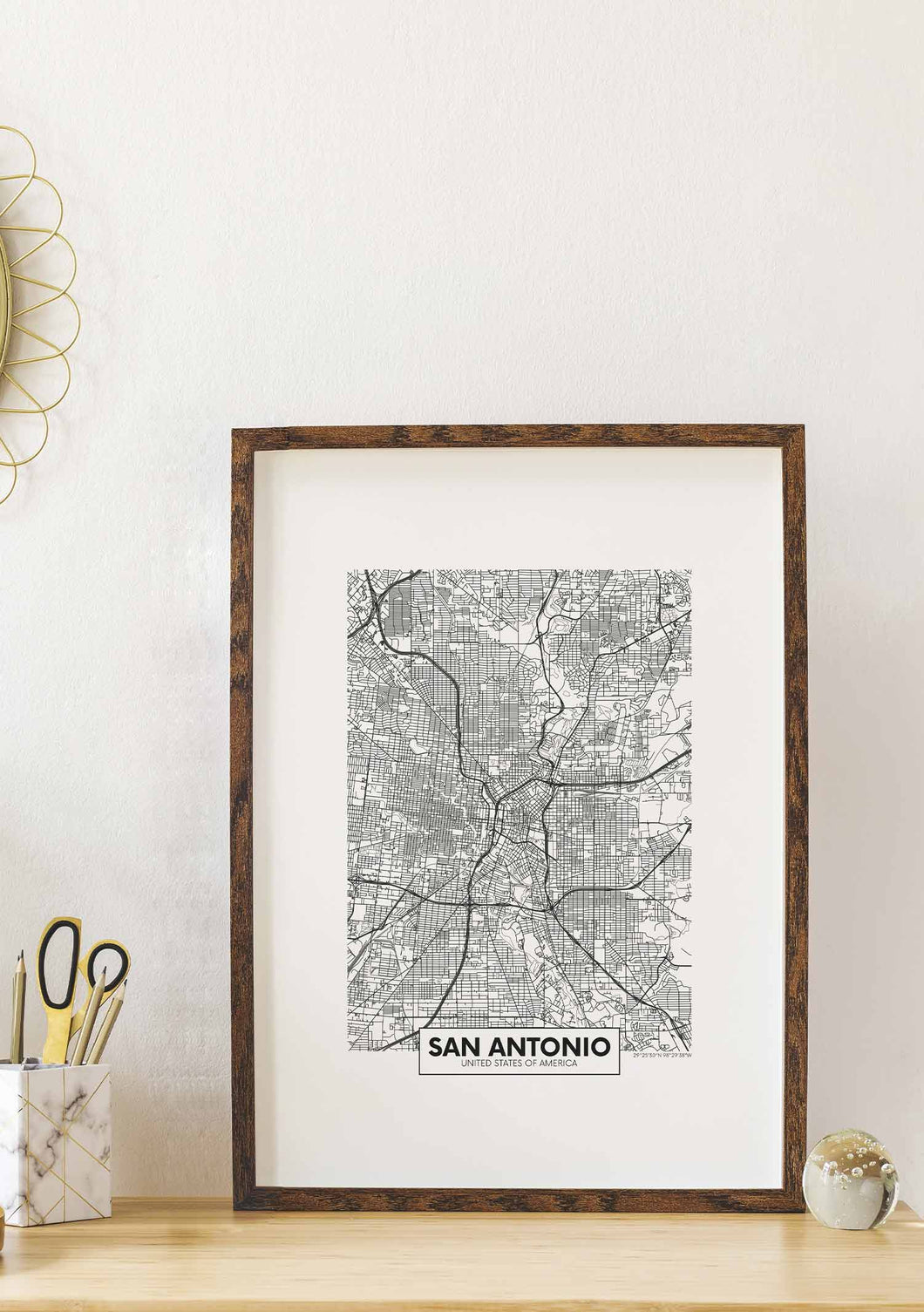 Mapa de San Antonio