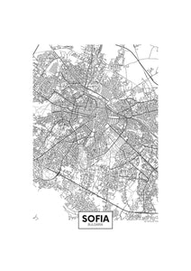 Mapa de Sofía