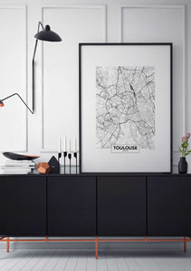 Mapa de Toulouse