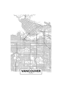 Mapa de Vancouver