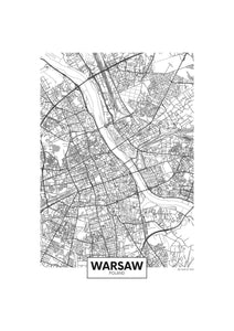 Mapa de Varsovia