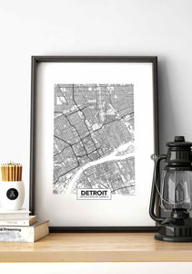 Mapa de Detroit