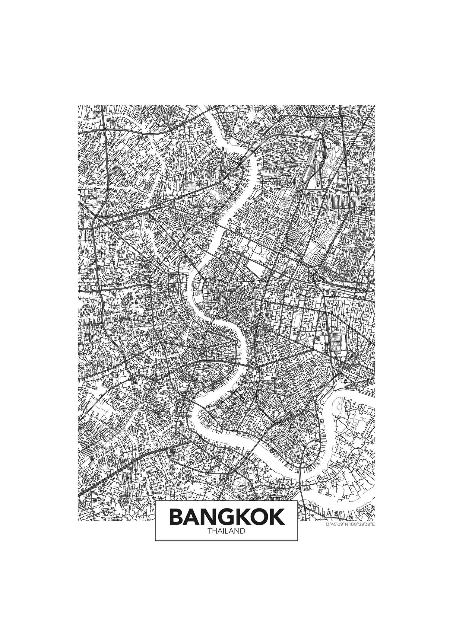 Póster de Bangkok | Laamina.com