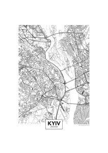 Mapa de Kiev