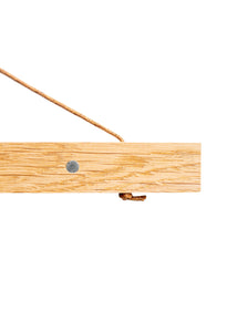 Percha de madera natural 31cm montaje con imán - Laamina