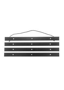 Percha de madera negra 51cm montaje con imán (50x70) - Laamina